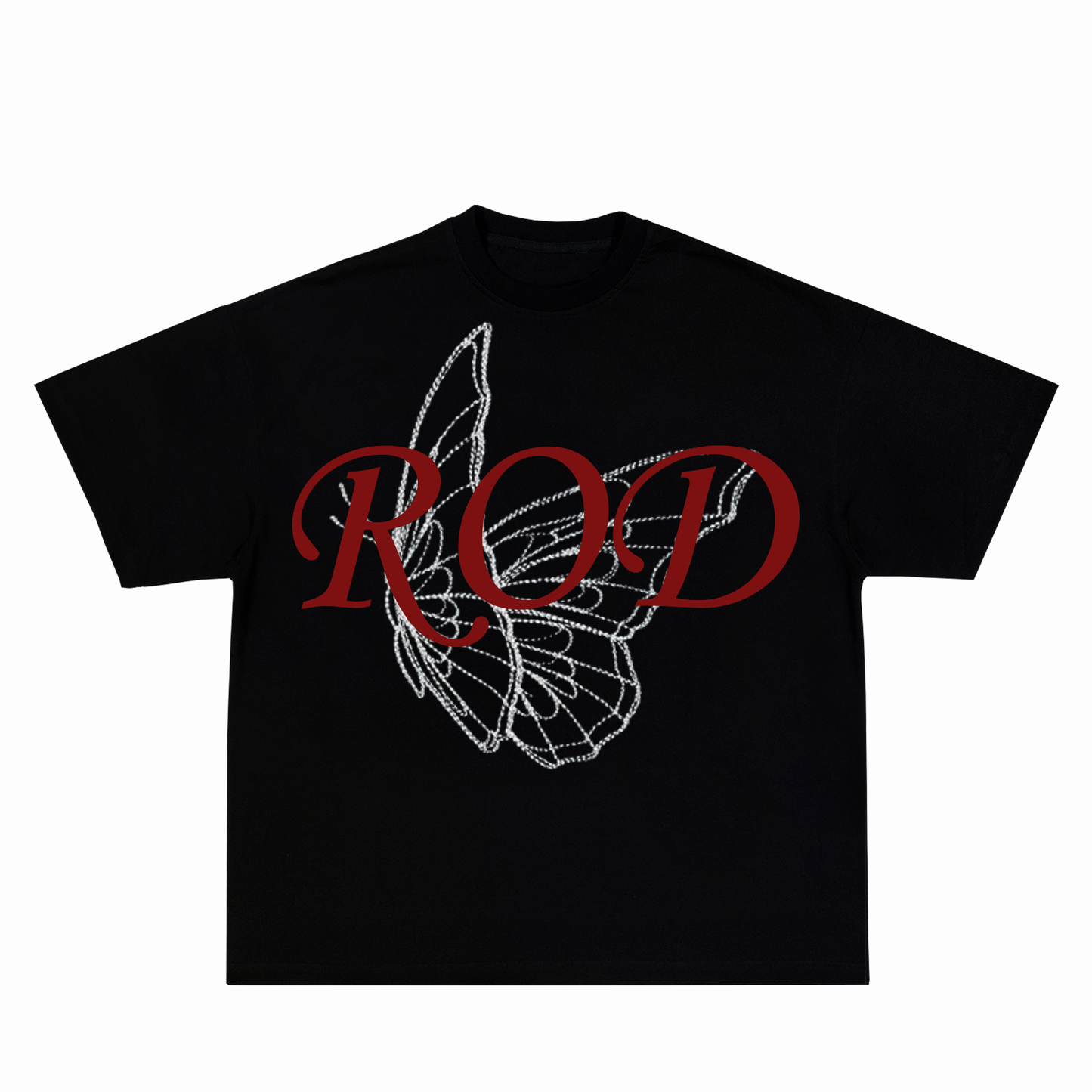 Drop Shoulder T-Shirt - Black